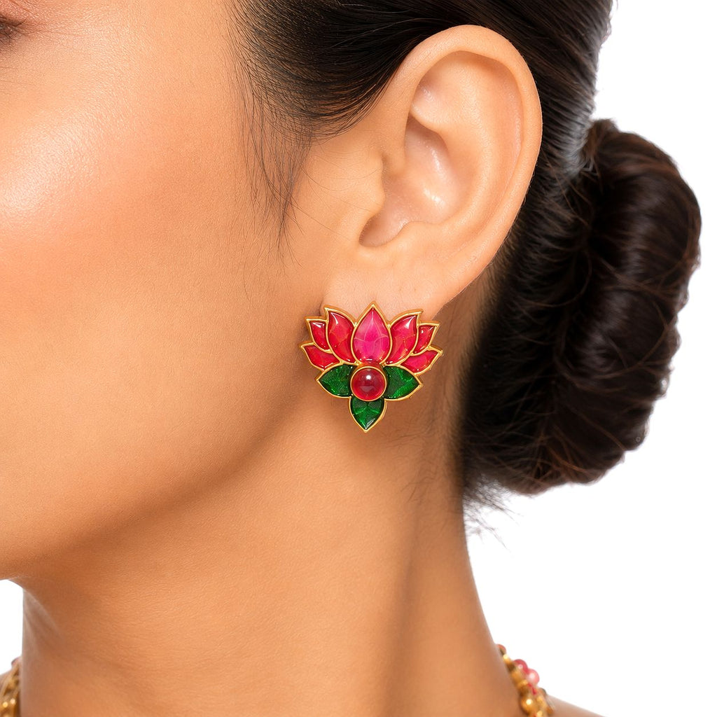 Raannii Lotus Bloom Necklace Set