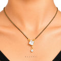 Raannii Elegant Crystal Mangalsutra Pendant Necklace