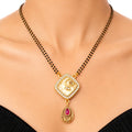 Raannii Traditional Designer Mangalsutra with Antique Pendant