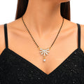 Raannii Luxury Sunburst Diamond Look Mangalsutra