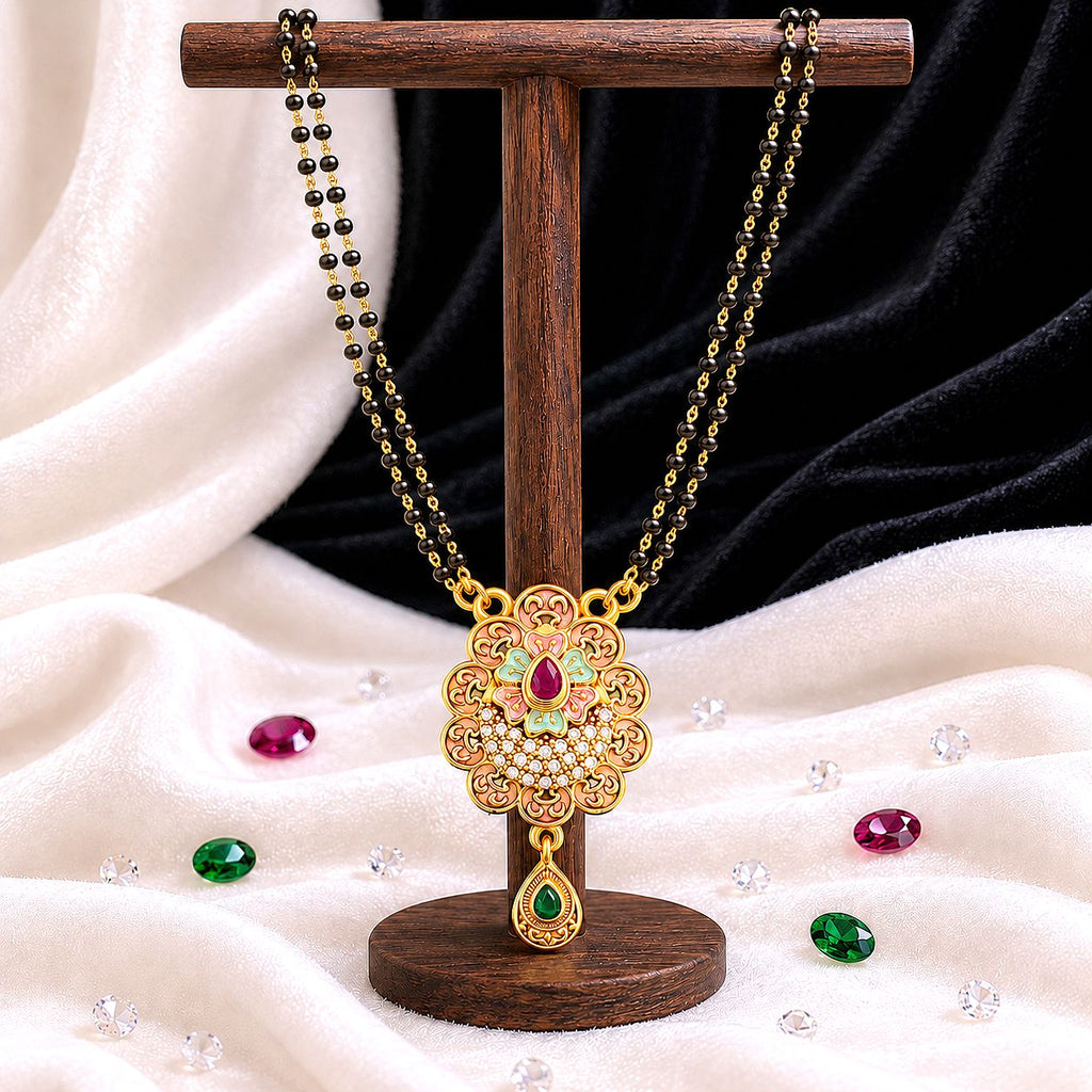 Raannii - Traditional Gold Plated Designer Mangalsutra for Women