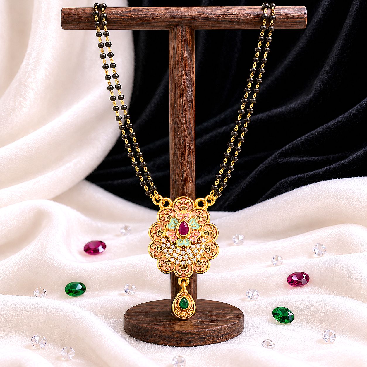 Raannii - Traditional Gold Plated Designer Mangalsutra for Women